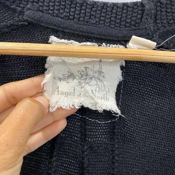 Angel Of The North Knit Open Black Cardigan - Picture 3 of 7